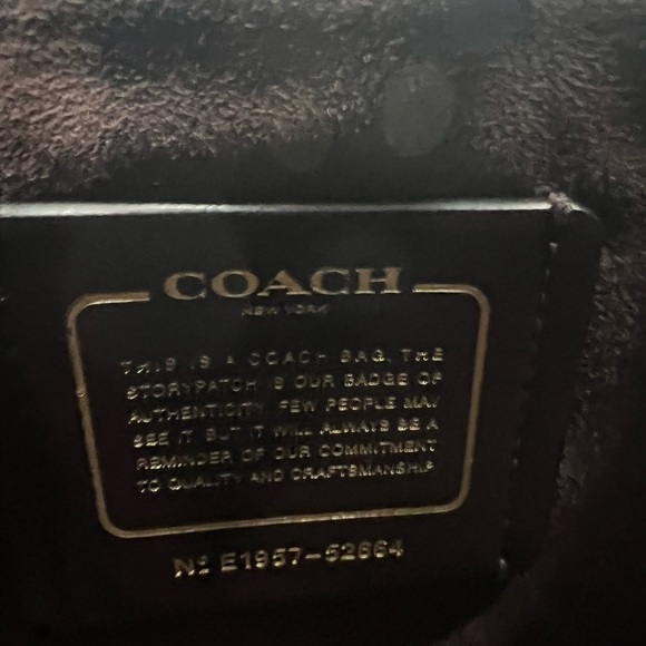 Coach Leather Parker Top Handle Cross Body Handbag - Picture 6 of 9